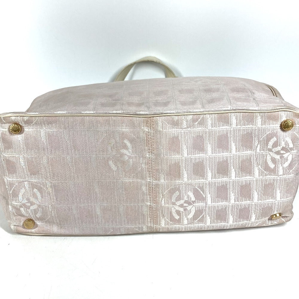 CHANEL A15991 CC ココマーク ロゴ ニュートラベルライン MM　ニュートラベルラインMM ショルダーバック カバン 肩掛け トートバッグ レザー/ナイロン ユニセックス ベージュ