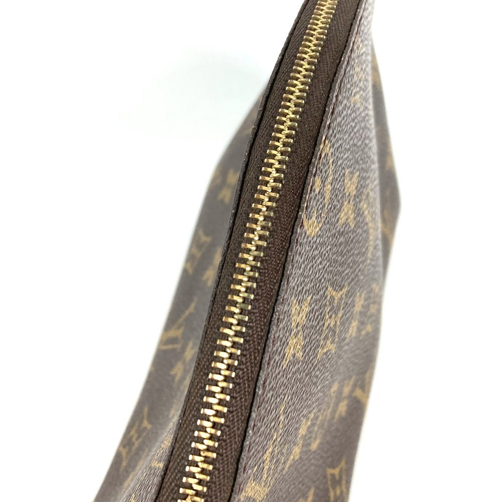 LOUIS VUITTON M47520 Monogram Trousse Demi-Lune Make-up Pouch Travel Pouch Multi-purpose Pouch Cosmetic Pouch Monogram Canvas Ladies Brown