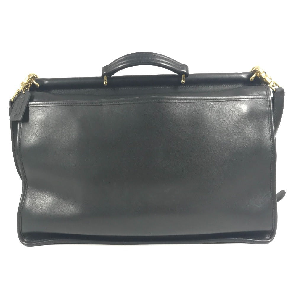 COACH 5266 オールドコーチ メトロポリタン カバン 斜め掛け フラップ ビジネスバッグ トートバッグ ショルダーバッグ レザー ユニセックス ブラック