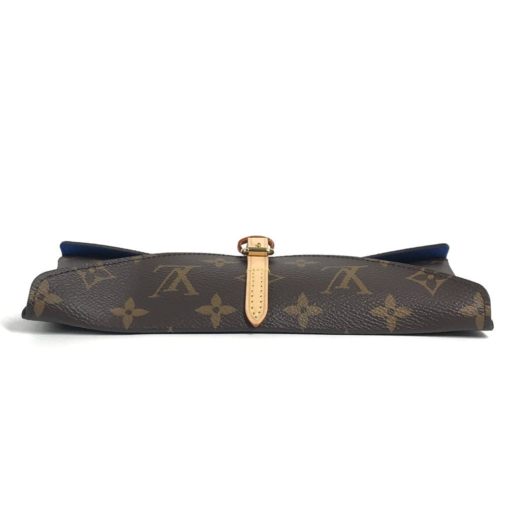 LOUIS VUITTON GI0477 モノグラム エテュイ6 パイユ ストロー6つ&ポーチセット インテリア カトラリー マドラー ストローホルダー オブジェ GP ユニセックス ブラウン