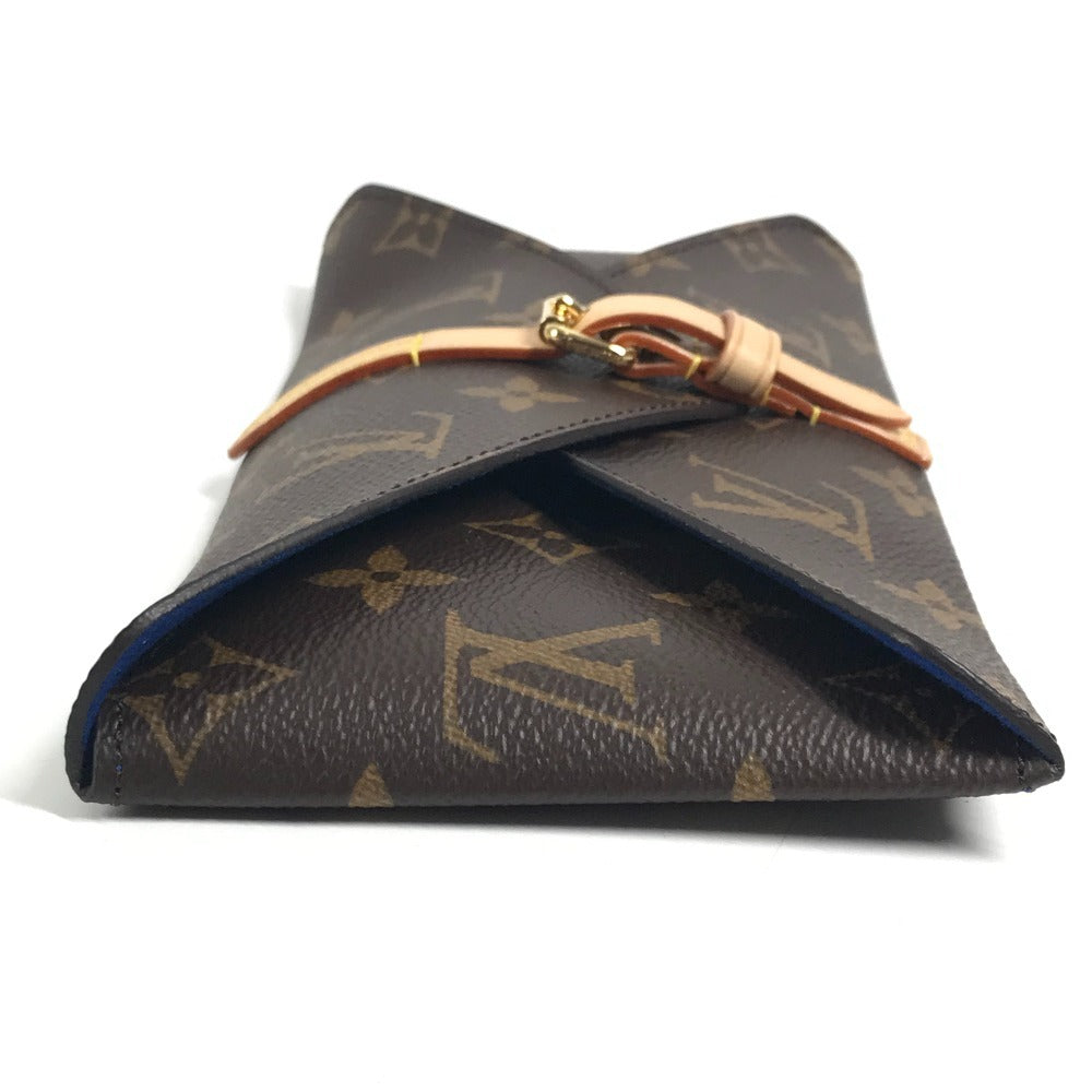 LOUIS VUITTON GI0477 モノグラム エテュイ6 パイユ ストロー6つ&ポーチセット インテリア カトラリー マドラー ストローホルダー オブジェ GP ユニセックス ブラウン