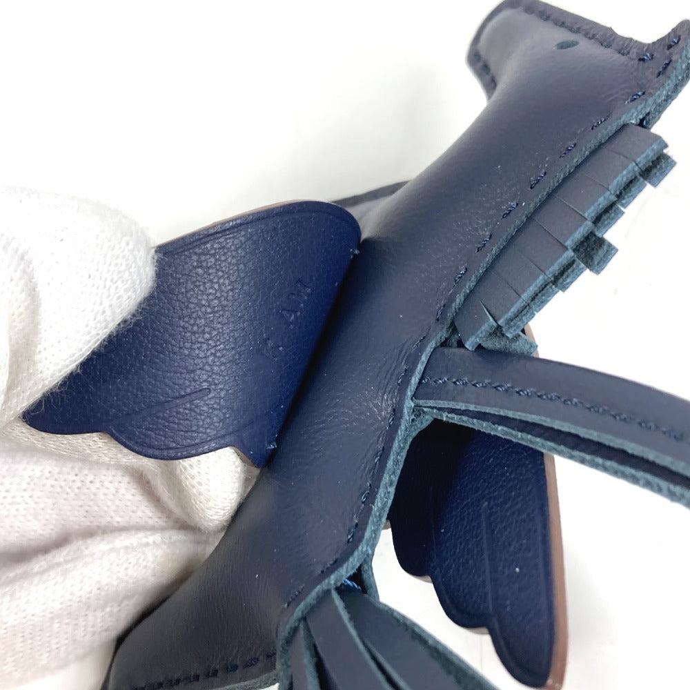 HERMES 馬 キーホルダー シュバル ロデオ ペガサス PM ロデオペガサスPM バッグチャーム ソーネイビー オールネイビー チャーム アニョーミロ ユニセックス ネイビー