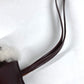 HERMES テリア 犬 ドッグ バディ バッグチャーム カバン バッグアクセサリー キーホルダー バッグチャーム レザー ユニセックス ブラウン