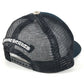 CHROME HEARTS TRUCKER CAP NEW 3 CEM CRS トリプルクロス スリークロス ロゴ トラッカー 帽子 キャップ帽 ベースボール メッシュ キャップ コットン ユニセックス ブラック