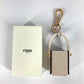 FENDI パフュームケース バッグチャーム キーホルダー ペルケノ オーデパルファム ミニチュアホルダーチャーム ミニ 香水ケース 香水入れ 香水つき 小物入れ レザー ユニセックス カメリア ベージュ