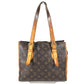 LOUIS VUITTON M40007 モノグラム ポパンクールオ ポパンクール オ カバン トートバッグ 肩掛け ショルダーバッグ モノグラムキャンバス ユニセックス ブラウン