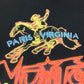 LOUIS VUITTON 2024年 ラインストーン ロゴ MOTEL アパレル トップス 半袖 Tシャツ 半袖Ｔシャツ コットン メンズ ブラック