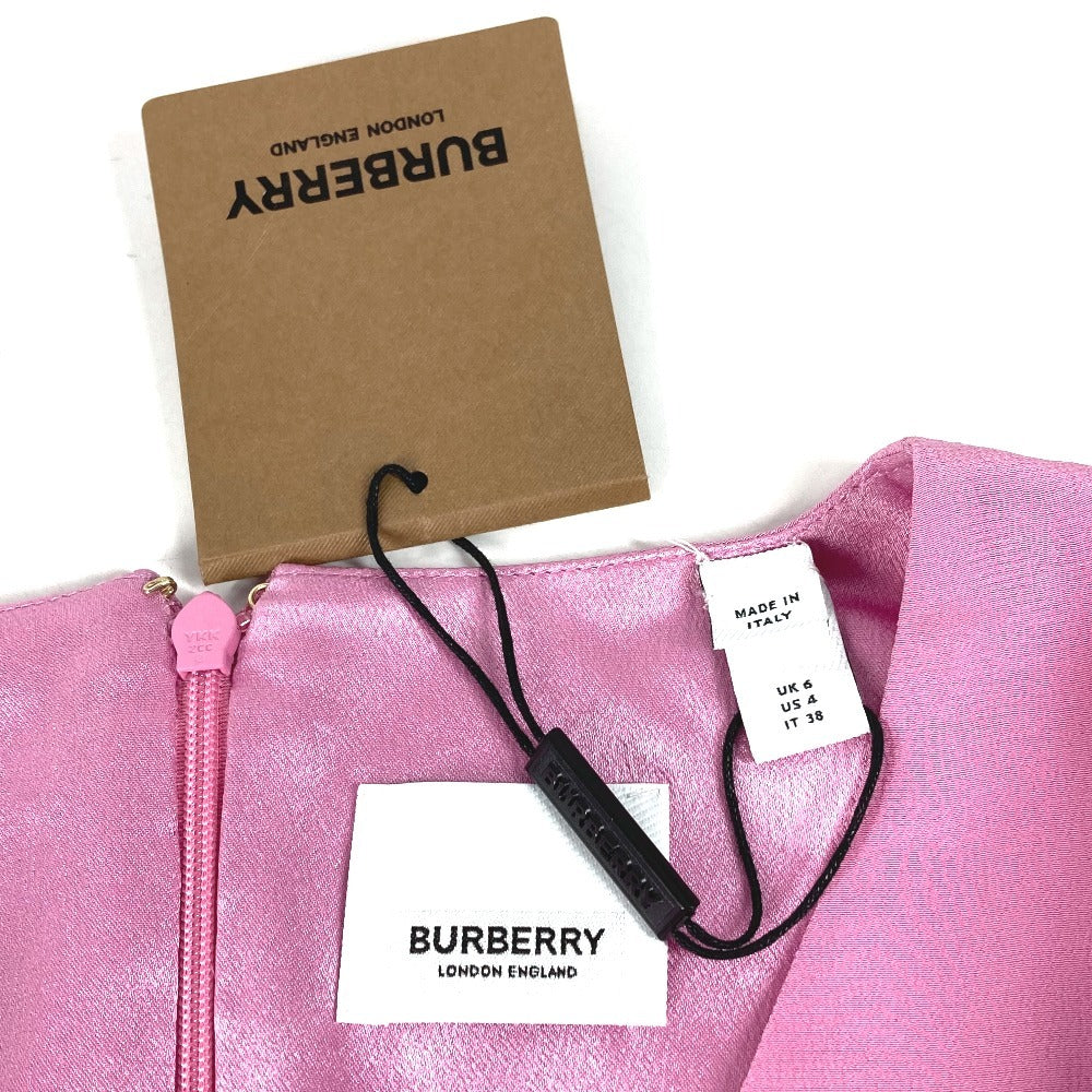 BURBERRY 8047248 Cape Sleeve Silk Dress アパレル ドレス ワンピース シルク レディース ピンク