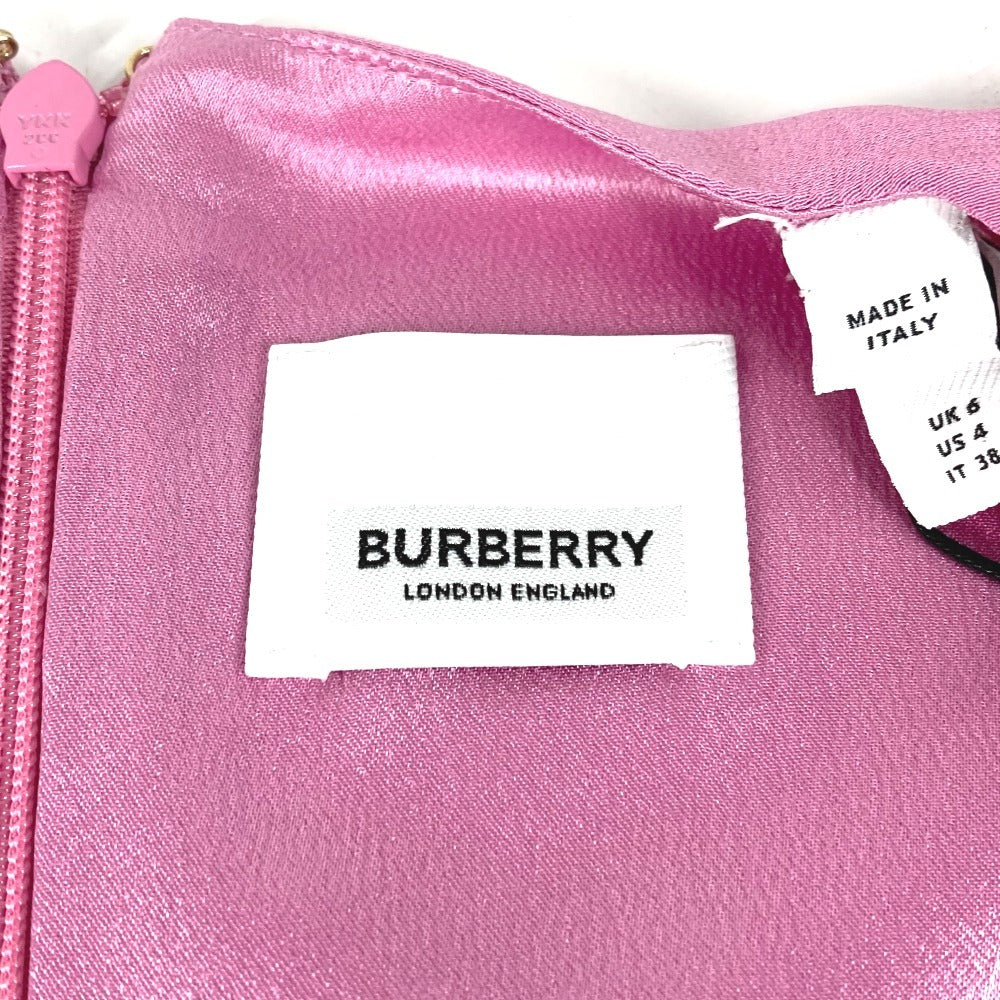 BURBERRY 8047248 Cape Sleeve Silk Dress アパレル ドレス ワンピース シルク レディース ピンク