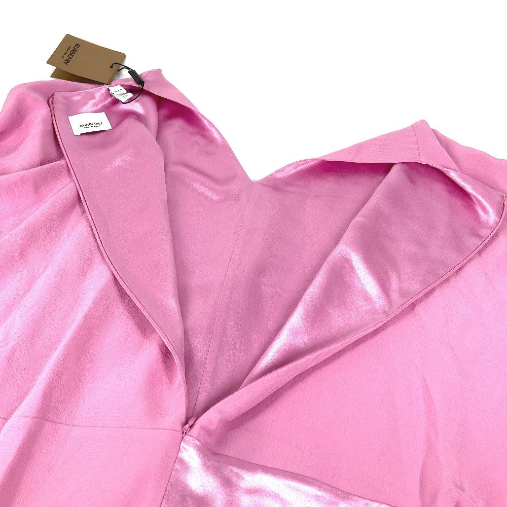 BURBERRY 8047248 Cape Sleeve Silk Dress アパレル ドレス ワンピース シルク レディース ピンク