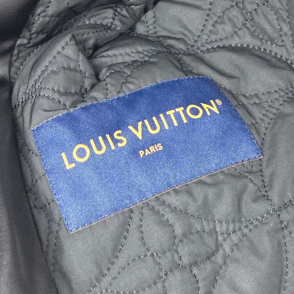 LOUIS VUITTON 2025年 ラインストーン ブルゾン ロゴ アウター ジャンバー 上着 トップス 長袖 RM252MV ブルゾンジャケット ビスコース メンズ ブラック
