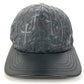 CHROME HEARTS Cemetary Cross Leather Patch Trucker Cap セメタリークロス レザーパッチ 革 帽子 キャップ帽 ベースボール メッシュ キャップ レザー ユニセックス ブラック