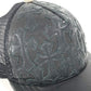 CHROME HEARTS Cemetary Cross Leather Patch Trucker Cap セメタリークロス レザーパッチ 革 帽子 キャップ帽 ベースボール メッシュ キャップ レザー ユニセックス ブラック