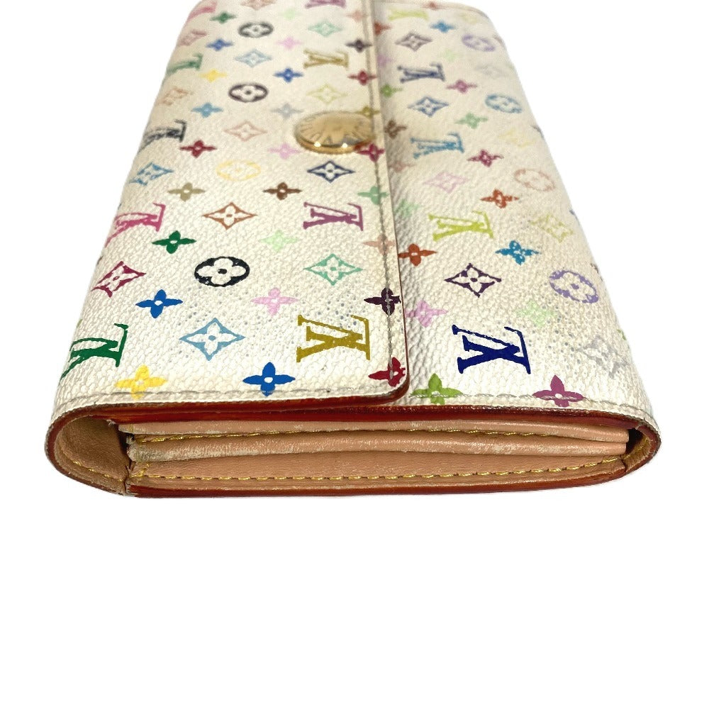 LOUIS VUITTON M93532 モノグラムマルチカラー ポルトフォイユ サラ 2つ折り 財布 ロングウォレット 長財布 モノグラムマルチカラーキャンバス ユニセックス ブロン ホワイト