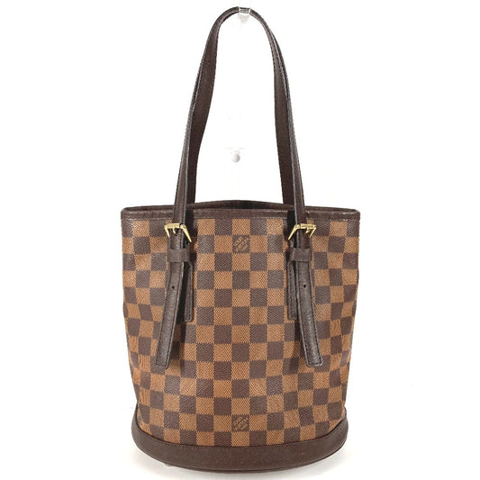 LOUIS VUITTON N42240 ダミエ マレ カバン ばけつ 肩掛け トートバッグ ショルダーバッグ ダミエキャンバス ユニセックス エベヌ ブラウン