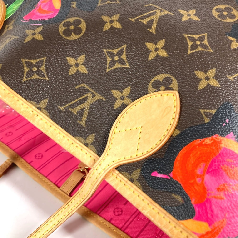 LOUIS VUITTON M48613 モノグラム ローズ 薔薇 ネヴァーフルMM ネヴァーフル MM ショルダーバッグ 肩掛け トートバッグ モノグラムキャンバス レディース ブラウン