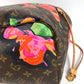 LOUIS VUITTON M48613 モノグラム ローズ 薔薇 ネヴァーフルMM ネヴァーフル MM ショルダーバッグ 肩掛け トートバッグ モノグラムキャンバス レディース ブラウン