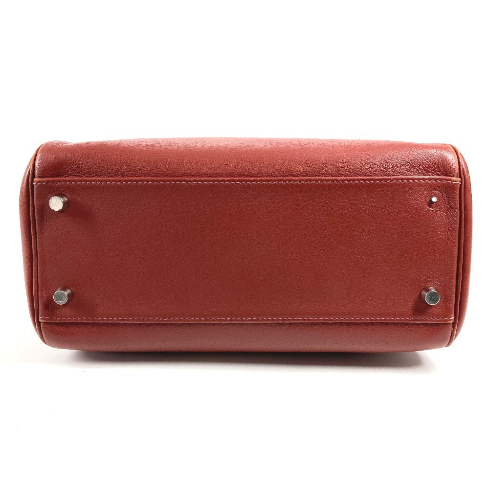 HERMES ヴィンテージ ケリースポーツMM ケリースポーツ MM 肩掛け カバン ショルダーバッグ レザー レディース ブラウン