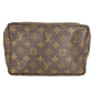 LOUIS VUITTON M47524 モノグラム トゥルーストワレット23 トゥルーストワレット 23 メイクポーチ 化粧ポーチ クラッチバッグ セカンドバッグ 化粧ポーチ モノグラムキャンバス ユニセックス ブラウン