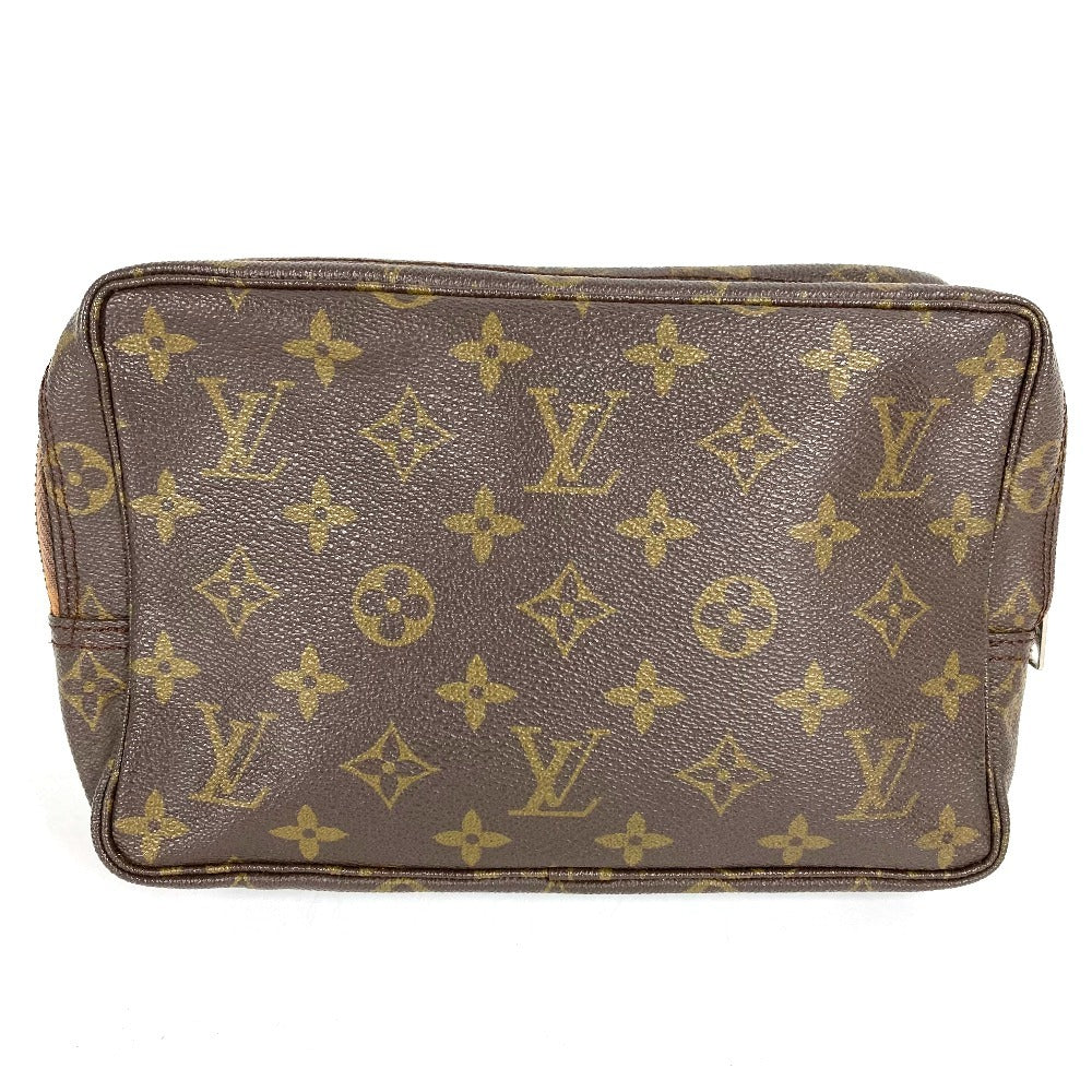 LOUIS VUITTON M47524 モノグラム トゥルーストワレット23 トゥルーストワレット 23 メイクポーチ 化粧ポーチ クラッチバッグ セカンドバッグ 化粧ポーチ モノグラムキャンバス ユニセックス ブラウン