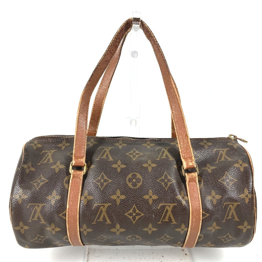 LOUIS VUITTON M51365 モノグラム パピヨン30 パピヨン 30 肩掛け ショルダーバッグ 筒形 ハンドバッグ モノグラムキャンバス ユニセックス ブラウン