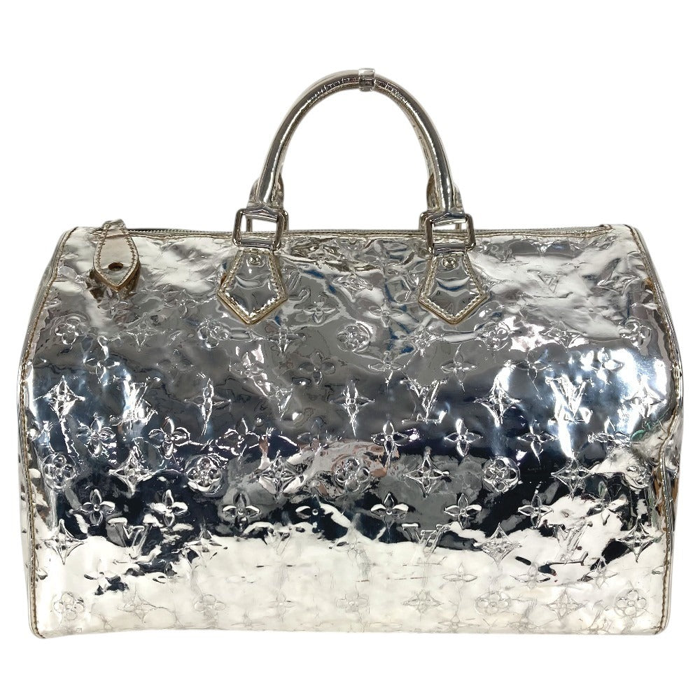 LOUIS VUITTON M95786 モノグラムミロワール スピーディ35 スピーディ 35 カバン ミニボストンバッグ ハンドバッグ レザー ユニセックス アルジャン シルバー