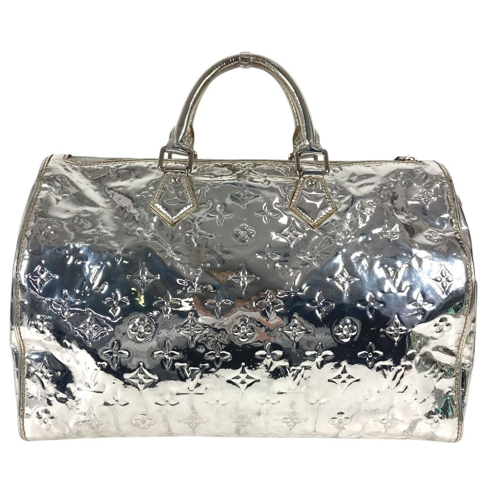 LOUIS VUITTON M95786 モノグラムミロワール スピーディ35 スピーディ 35 カバン ミニボストンバッグ ハンドバッグ レザー ユニセックス アルジャン シルバー