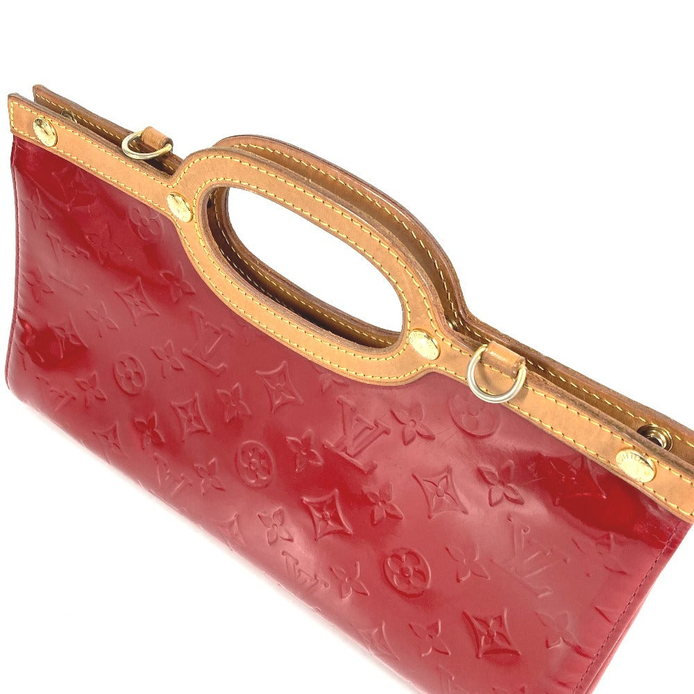LOUIS VUITTON M91987 モノグラムヴェルニ ロクスバリードライブ ロクスバリー ドライブ カバン ハンドバッグ モノグラムヴェルニキャンバス レディース ポムダムール レッド
