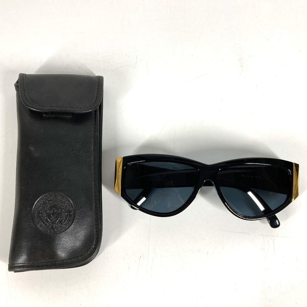 VERSACE MOD389 ヴィンテージ メデゥーサ ロゴ めがね メガネ アイウェア 眼鏡 サングラス プラスチック ユニセックス ブラック