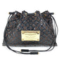 LOUIS VUITTON M95259 モノグラムエルヴィニル スクイーチ カバン 巾着 トートバッグ 肩掛け ショルダーバッグ レザー レディース ブラウン
