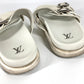 LOUIS VUITTON 1AJVDJ モノグラム LV ヴェニス ミュール サンダル 靴 シューズ サンダル レザー メンズ ブロン ホワイト