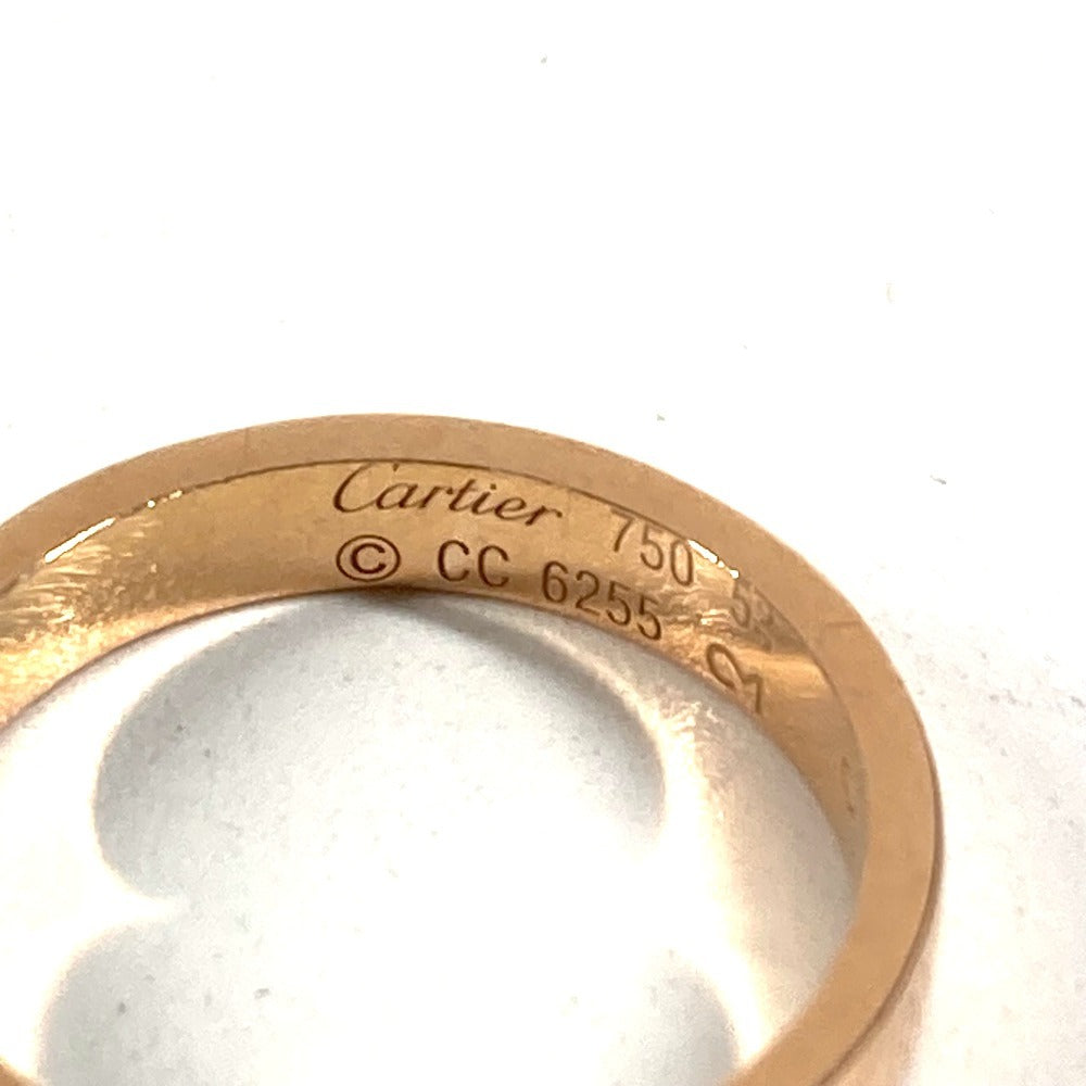 CARTIER K18 金 18K ハッピーバースデー ロゴ アクセサリー ジュエリー リング・指輪 Au750 レディース ピンクゴールド