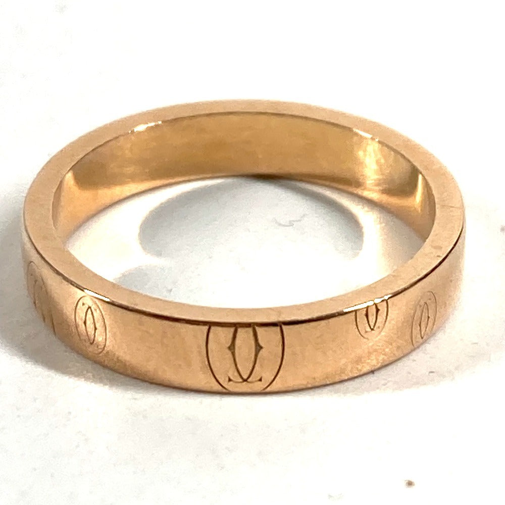 CARTIER K18 金 18K ハッピーバースデー ロゴ アクセサリー ジュエリー リング・指輪 Au750 レディース ピンクゴールド