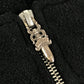 CHROME HEARTS トレーナー スウェット 長袖 YKT U TARDY SWEEP HLF ZIP ダガージップ ハーフジップフリース アパレル トップス 長袖 ホースシュー ロゴ スウェット ポリエステル メンズ ブラック