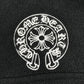 CHROME HEARTS トレーナー スウェット 長袖 YKT U TARDY SWEEP HLF ZIP ダガージップ ハーフジップフリース アパレル トップス 長袖 ホースシュー ロゴ スウェット ポリエステル メンズ ブラック