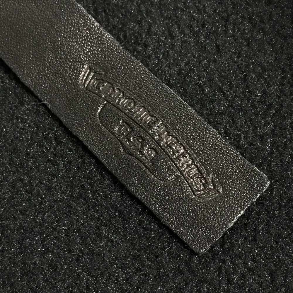 CHROME HEARTS トレーナー スウェット 長袖 YKT U TARDY SWEEP HLF ZIP ダガージップ ハーフジップフリース アパレル トップス 長袖 ホースシュー ロゴ スウェット ポリエステル メンズ ブラック