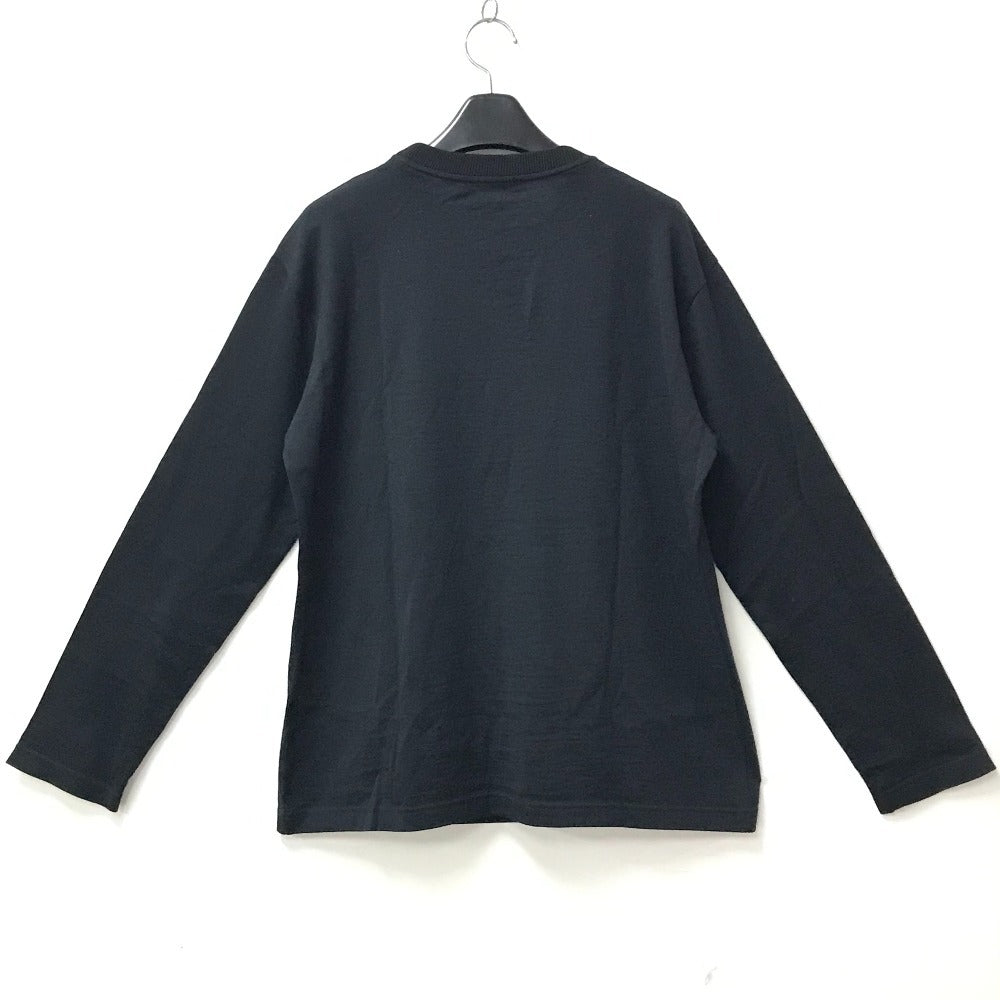 LOUIS VUITTON 不明 スウェット アパレル 長袖 トップス ロゴ ストーン ロンT シャツ RM241M ロングＴシャツ ウール メンズ ブラック