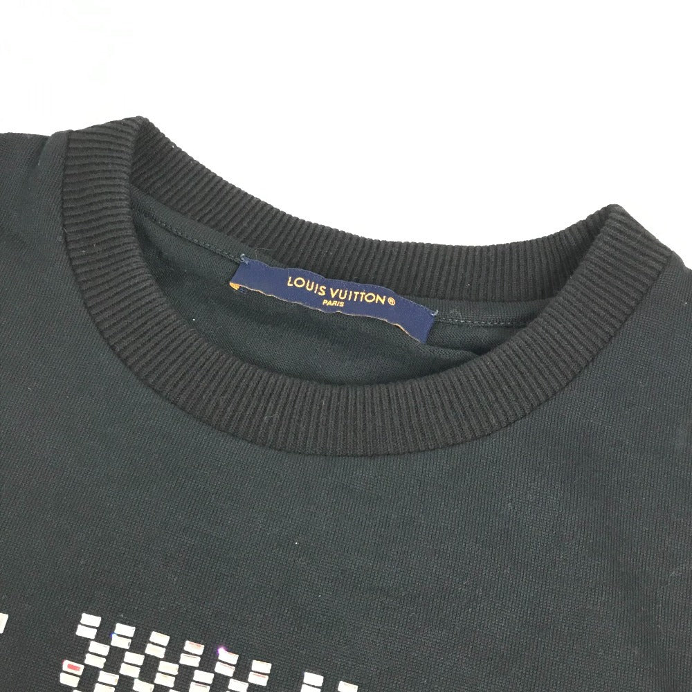 LOUIS VUITTON 不明 スウェット アパレル 長袖 トップス ロゴ ストーン ロンT シャツ RM241M ロングＴシャツ ウール メンズ ブラック