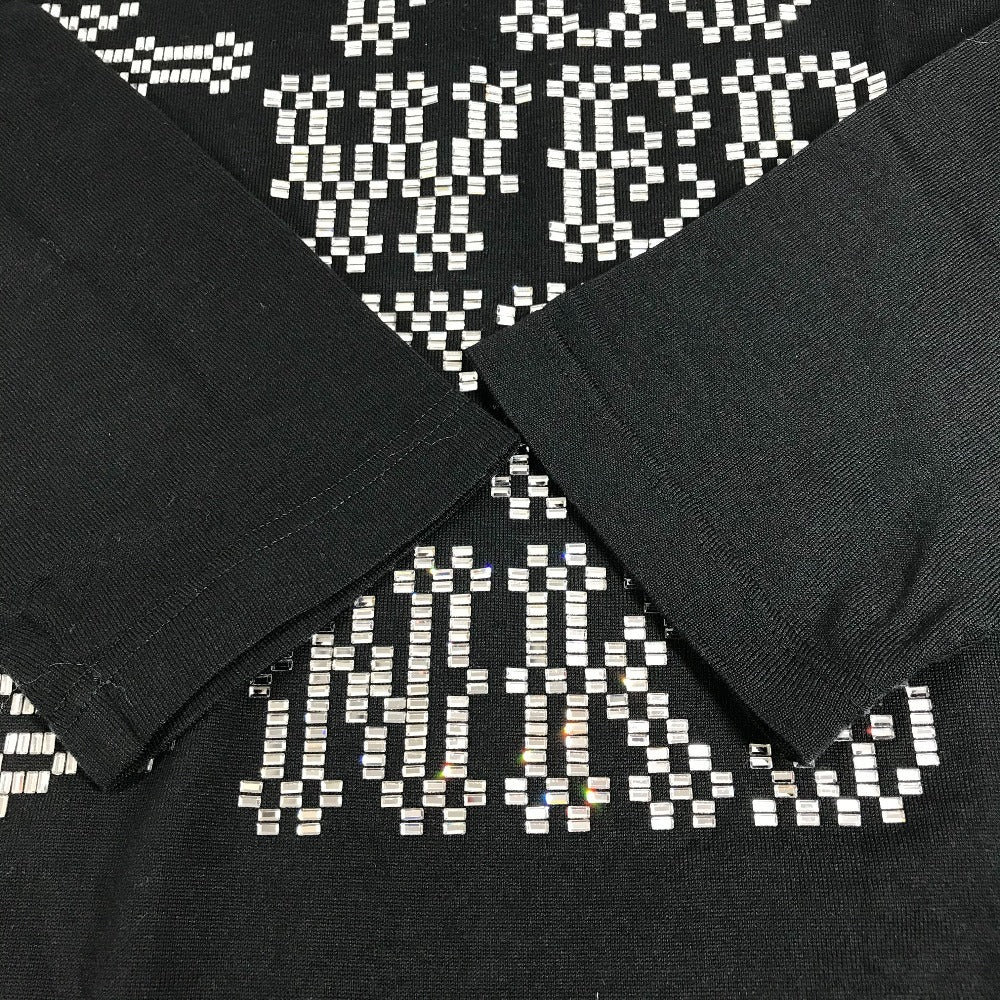 LOUIS VUITTON 不明 スウェット アパレル 長袖 トップス ロゴ ストーン ロンT シャツ RM241M ロングＴシャツ ウール メンズ ブラック