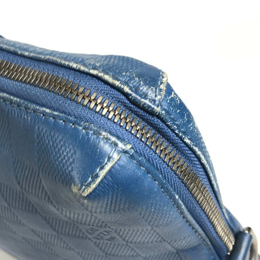 LOUIS VUITTON N41328 ダミエアンフィニ ポルトドキュマンジュール PDJ カバン 書類バッグ ブリーフケース ハンドバッグ ビジネスバッグ ダミエアンフィニレザー ユニセックス ブルー