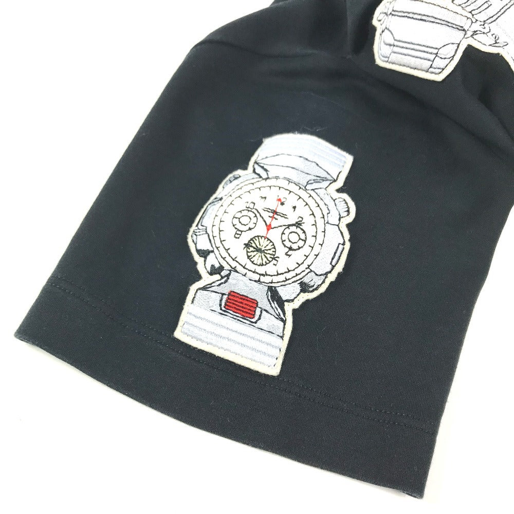 LOUIS VUITTON 不明 ワッペン ロゴ アパレル 半袖 トップス RW182W 半袖Ｔシャツ コットン レディース ブラック