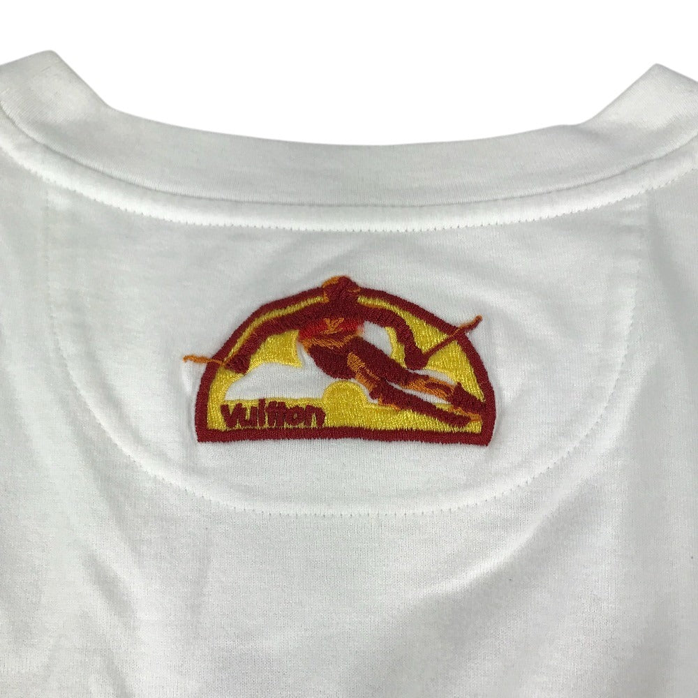 LOUIS VUITTON 1AGK27 LV スラロームスキーヤー 刺繍 プリントコットンTシャツ アパレル 半袖 トップス RM251M 半袖Ｔシャツ コットン メンズ ホワイト