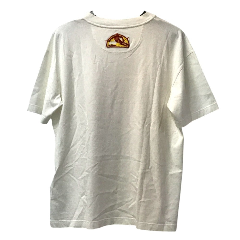 LOUIS VUITTON 1AGK27 LV スラロームスキーヤー 刺繍 プリントコットンTシャツ アパレル 半袖 トップス RM251M 半袖Ｔシャツ コットン メンズ ホワイト