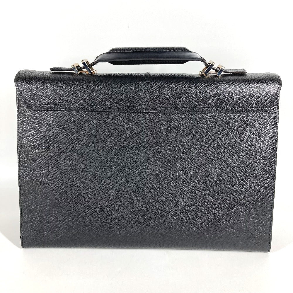 BALLY ロゴ カバン ビジネスバッグ 書類バッグ ブリーフケース ハンドバッグ レザー ユニセックス ブラック