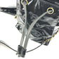 CHANEL vintage Drawstring bag CC CC Mark logo Chain bag, crossbody bag with pouch Shoulder Bag enamel Black/GoldHardware Used