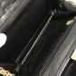 CHANEL vintage Kisslock Matelasse Quilted Shoulder bag Double Chain Chain bag Shoulder Bag Leather Black/Gold Used