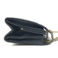 CHANEL vintage Kisslock Matelasse Quilted Shoulder bag Double Chain Chain bag Shoulder Bag Leather Black/Gold Used