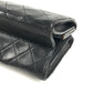 CHANEL vintage Kisslock Matelasse Quilted Shoulder bag Double Chain Chain bag Shoulder Bag Leather Black/Gold Used