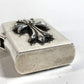 CHROME HEARTS Zippo Logo cross Smoking accessories, cigarette smoke, interior decor Lighter Metal Silver Used