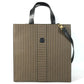 FENDI vintage Pecan Logo 2-Way Bag (Vertical) Bag Tote Bag Shoulder Bag Vertical Tote Hand Bag Leather / Coated Canvas Brown/Black Used